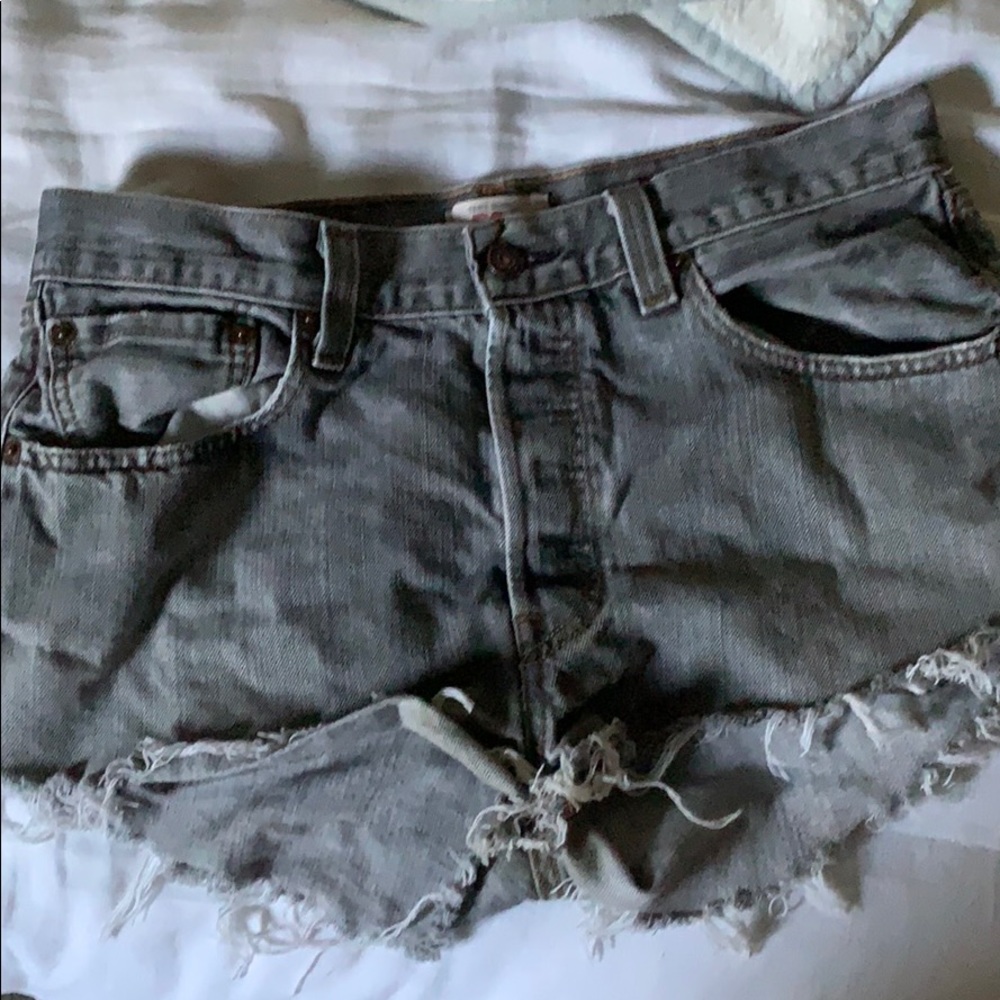 Grey Levi shorts
